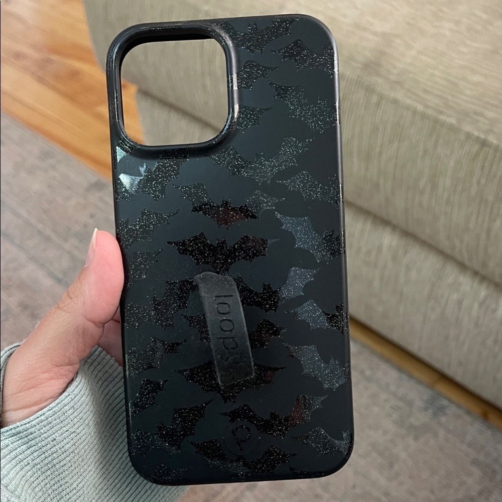 Halloween Bats Loopy Phone Case for iPhone 12 Pro Max